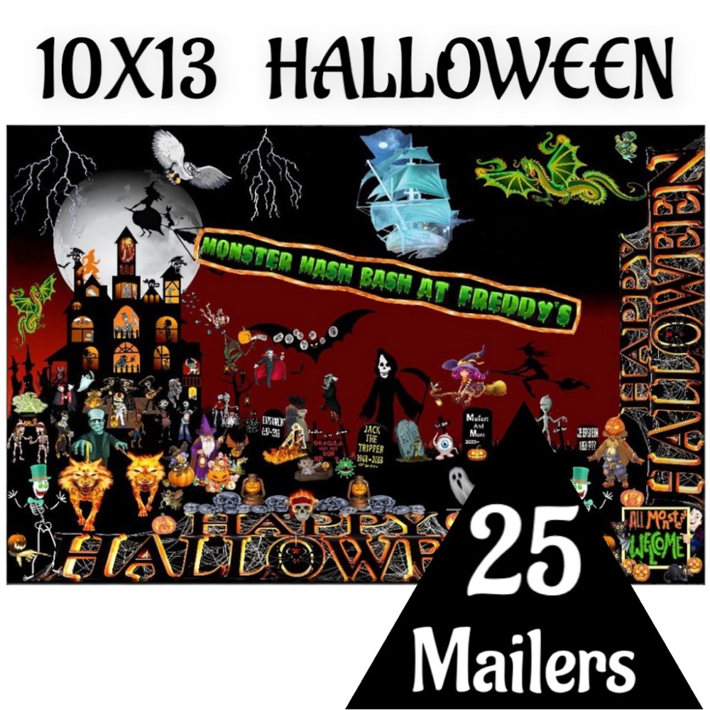 25 10X13 Poly Mailers HALLOWEEN Mailers Shipping Envelopes PRICE FIRM Fall - Picture 5 of 16